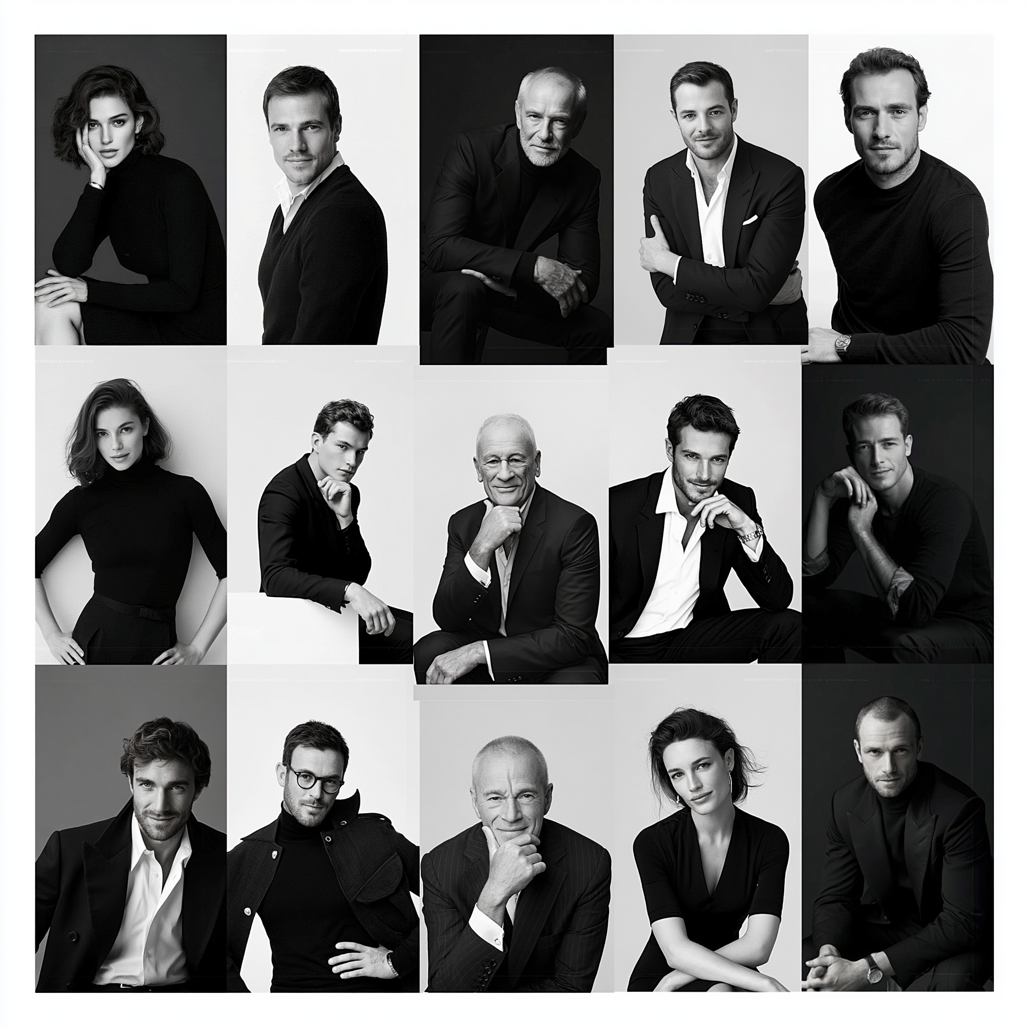 Portraits corporate et books comédiens réalisés à L'Atelier Voltaire, studio photo Paris Porte de Montreuil